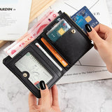 Weiyinxing Crocodile Pattern Women's Wallet PU Leather Purse Card Coin Handbags Female Multi-pocket Pouch Lady Shopping Purse