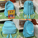 Weiyinxing Kawaii College Bag Cotton Fabric Student Women Backpacks Cool Teenage Girl School Bag Cute Ladies Fashion Backpack Trendy