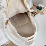 weiyinxing Fashion Backpack Waterproof Student Schoolbag Men Black Cotton Cute Women for Teenage Girls School Mochila Rucksack