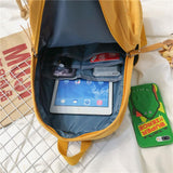 weiyinxing Fashion Women Backpack For Teenagers Girls Nylon School Bags Female Waterproof Preppy Men Black Travel Mochilas