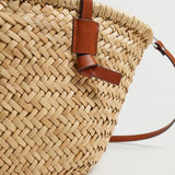 weiyinxing Wicker Woven Basket Bags Rattan Women Handbags Summer Beach Straw Large Capacity Tote Big Shoulder Crossbody Bag 2023 0409