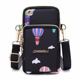 Weiyinxing Waterproof Nylon Crossbody Bags Women Messenger Shoulder Bag Female Small Cell Phone Handbags Purses Sports Pouch Bag