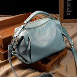 Weiyinxing Women Casual Tote Handbags High Quality Leather Ladies Boston Shoulder Bags Fashion Female Top Handle Messenger Bags