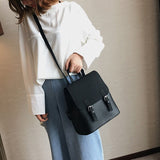 Weiyinxing Brand Backpack For Women 2023 New High Quality Pu Leather Girls School Bags Female Lady Fashion Travel Backpacks