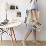 Weiyinxing Original Fashion Women Bags Casual Style Female Shopping Bag Simple Ladies Handbags Canvas Tote For Girls Sweet Handbag