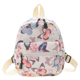 Weiyinxing Women Zebra Leopard Cow Print Backpacks Nylon Shoulder Bag Students High School Small Book Bag Female Mini Rucksack mochila
