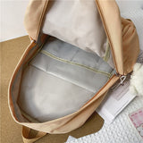 Weiyinxing Waterproof Cute Travel Student Bag Lady Kawaii Solid College Backpack Trendy Cool Women Bags Fashion Female Backpack Laptop