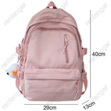 Weiyinxing Lady Waterproof Backpack Female Cute Cool Bag Travel Book Kawaii Backpack Laptop Girls Student College Women School Bags