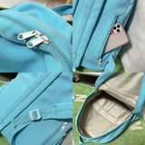 Weiyinxing Kawaii College Bag Cotton Fabric Student Women Backpacks Cool Teenage Girl School Bag Cute Ladies Fashion Backpack Trendy