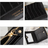 Weiyinxing Crocodile Pattern Women's Wallet PU Leather Purse Card Coin Handbags Female Multi-pocket Pouch Lady Shopping Purse