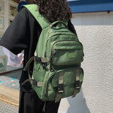 weiyinxing Waterproof nylon Women Backpack Female Large capacity buckle backpack Unisex schoolbag Laptop Backpacks Travel Mochila 911