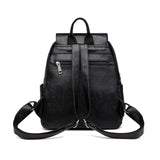 Weiyinxing Women Backpack New PU Leather Travel Backpack Large Capacity School Bag Double Zipper Design Backpack New Bag mochila