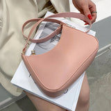 Weiyinxing Women's Bag Handle Bag Women Retro Handbags PU Leather Shoulder Totes Underarm Hobos Bags Clutch Top Handle Bag Female Small Bag