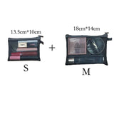 Weiyinxing Fashion Mesh Cosmetic Bag For Women S/M/L Set Makeup Bag Lipstick Bag Travel Organizer Makeup Organizer Cosmetics Pouch