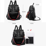 weiyinxing Anti-theft Women Backpacks Famous Brand High Quality Leather Female Backpack Ladies Large Capacity School Bag for Girls