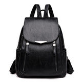 Weiyinxing Women Backpack New PU Leather Travel Backpack Large Capacity School Bag Double Zipper Design Backpack New Bag mochila