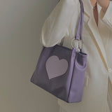 Weiyinxing Pattern Women PU Leather Shoulder Bags Female Cool Girl Purple Underarm Bag Fashion Design Ladies Small Tote Handbags