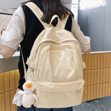 Weiyinxing Lady Waterproof Backpack Female Cute Cool Bag Travel Book Kawaii Backpack Laptop Girls Student College Women School Bags