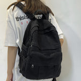 Weiyinxing Fabric School Bag College Student Women Backpack Travel Ladies Vintage Canvas Bag Female Kawaii Laptop Fashion New Backpack 911