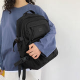 weiyinxing Waterproof nylon Women Backpack Female Large capacity buckle backpack Unisex schoolbag Laptop Backpacks Travel Mochila 911