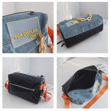 weiyinxing Denim Women Shoulder Bags Large Capacity Travel Bag Designer Women Bags Luxury Blue Jeans Crossbody Bag Female Big Purse