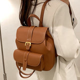 weiyinxing New Women's Backpack 2023 Travel Backpack PU Leather Handbag Schoolbag For Girls Women's Bag Female Shoulder Back Mochila