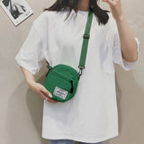 Weiyinxing Women's Bag Unisex Fanny Crossbody Bag Solid Color Leisure Trend Square Casual Shoulder Pack Harajuku Korean Style Handbag