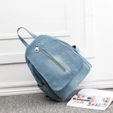 Weiyinxing Denim Canvas Women Backpack Big Capacity High Quality female School Bag Casual Jeans Travel shoulder Bag Rucksack Mochila