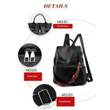 weiyinxing Anti-theft Women Backpacks Famous Brand High Quality Leather Female Backpack Ladies Large Capacity School Bag for Girls