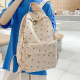 Weiyinxing Women College Student Backpack Double Shoulder Large Capacity Travel Laptop Rucksack Book Schoolbag For Teenage Girl 2023 New