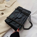 Weiyinxing Chain Brand Designer PU Leather Crossbody Bags For Women New Simple Fashion Shoulder Bag Lady Luxury Small Handbags