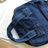 Weiyinxing Fashion Women's Backpack Denim Travel Backpacks College Student School Bag for Teenager Girls Female Shoulder Bags Book Bag