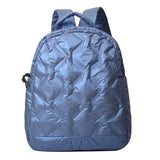 Weiyinxing Space Padded Down Backpack Fashion Large Capacity Backpack Female Shoulder Cotton Quilted School Bag Mochilas Femininas
