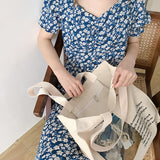 Weiyinxing Original Fashion Women Bags Casual Style Female Shopping Bag Simple Ladies Handbags Canvas Tote For Girls Sweet Handbag