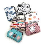 Weiyinxing Women Mini Wallets Coin Purses Kids Clutch Money Bags Female Pouch Hasp Change Purse Cute Girls Zero Wallet Carteir Cartoon Cat