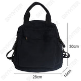 Weiyinxing Backpack Ladies Harajuku Cute Retro Canvas Bag Female Laptop Fashion Girl Fabric Student Backpack Women Travel Teen Bags