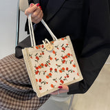Weiyinxing Handbag Bag 2024 New Student Everything Ins Fashion Small Bag Girl Carrying A Linen Bag