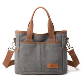 Weiyinxing New Single Shoulder Bag Women's Bag Fashion Versatile Simple Fashion Korean Version Large Capacity Hand-Slung Canvas Bag