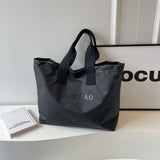 Weiyinxing And Winter Candy Color Nylon Bag Female Large Capacity Short Trip Handbag Bag Versatile One Shoulder Commuter Tote Bag