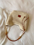 Weiyinxing & KITE Binhai Weekend Tote Bag Female Large Capacity Summer Woven Bag Grass Woven Shoulder Cross-Body Bag