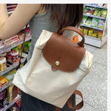 Weiyinxing Canvas Backpack Girls 2024 New Korean Leisure Handbag Students Go To Class With Large Backpacks