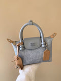 Weiyinxing Wind Chio2nd Platinum Blue Dencare Bag Female 2024 New Handbag Work Small Bag Cross-Body Bag