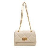 Weiyinxing Bag Girl 2024 New Texture Checkered Embroidery Handbag Fashion Chain Satchel