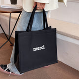 Weiyinxing School Students In Class Single Shoulder Tote Bag Female 2024 New Fashion Versatile Large Capacity Portable Canvas Commuter Bag