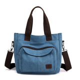 Weiyinxing Capacity Women's Bag 2024 New Canvas Bag Women's Bag Commuter Handbag Versatile Simple Shoulder Cross-Body Bag