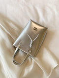 Weiyinxing Wind Chio2nd Leather Cowhide Fries Bag Female Summer Put Mobile Phone Small Handbag Shoulder Cross-Body Bag