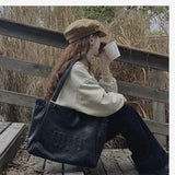 Weiyinxing Women 2024 New Tot Bag Ins Leisure Armpit Bag Autumn And Winter New Retro Large-Capacity One-Shoulder Bag Tide