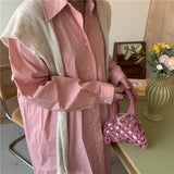 Weiyinxing Bag, Women's Leisure Handbag, Small Cute Bucket Bag, Hollowed-Out Handbag, Hand-Carried Daily Bag.