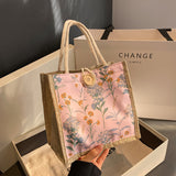 Weiyinxing Box Bento Bag Female 2024 New Fashion Out One Shoulder Carry Bag Versatile Ins Student Carry Bag