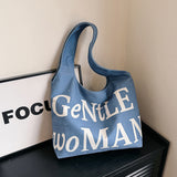 Weiyinxing Niche Handbag 2024 New Gentlewoman Large Capacity Letter Tote Bag Versatile Shoulder Bag